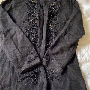 Ann Taylor Size S beaded sweater